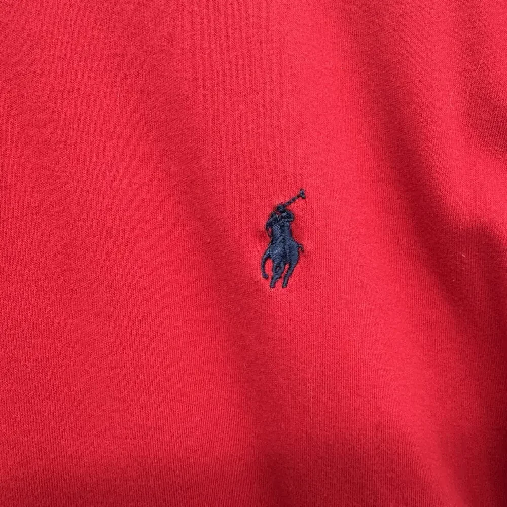 POLO Ralph Lauren Men's Cotton Knit Polo Shirt Sz XXL Red Preppy Office Soft